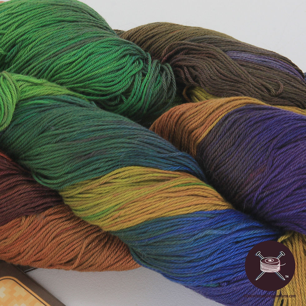 handdyed mercerized cotton yarn