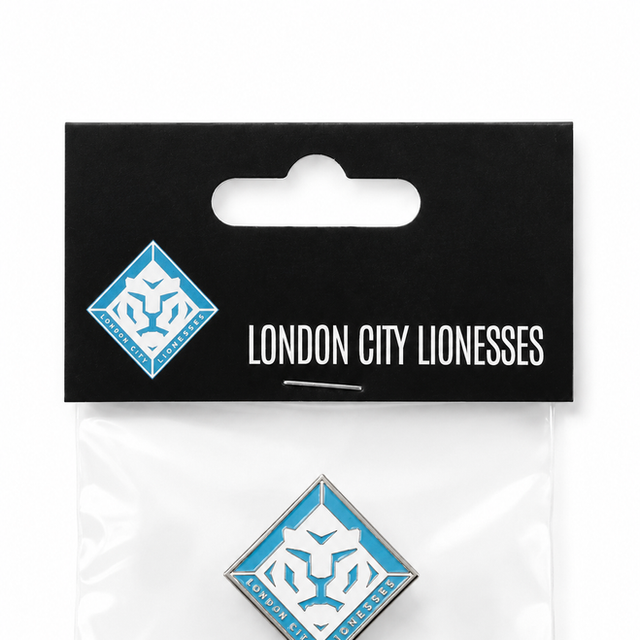 London City Lionesses Crest Pin Badge