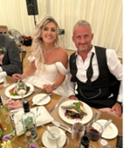 Wedding Couple Embrace