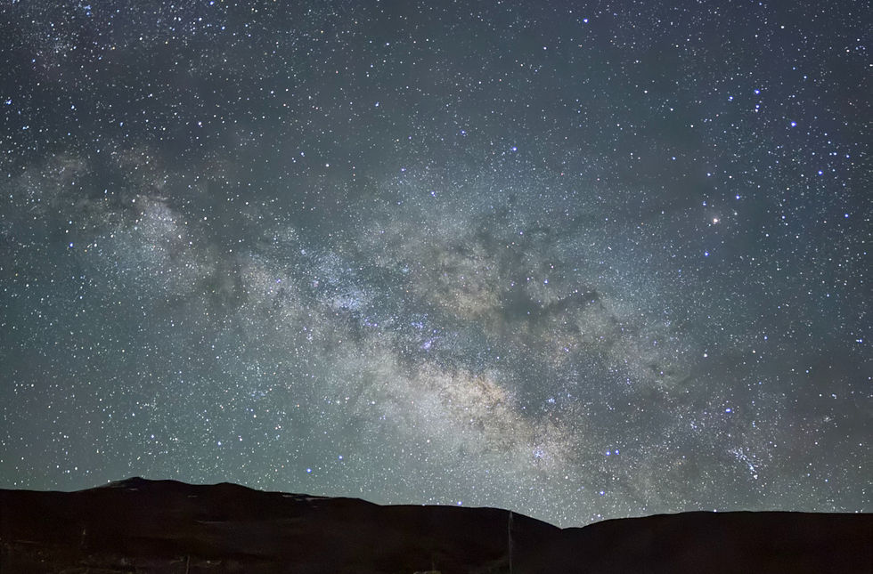 The Milky way, as seen from Langza.