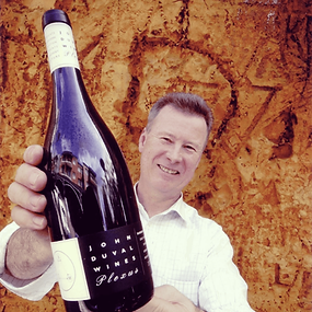 John Duval with bottle