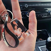 Kişi özel fotoğraflı anahtarlık