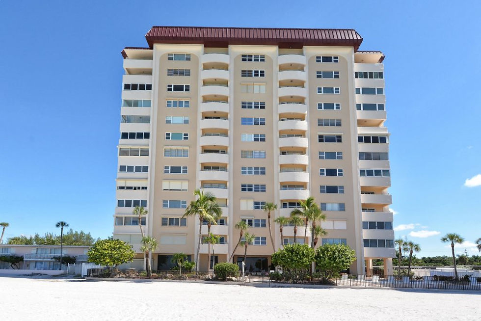 Lido Regency condominium tower on Lido Key