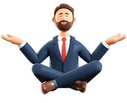Man Meditating