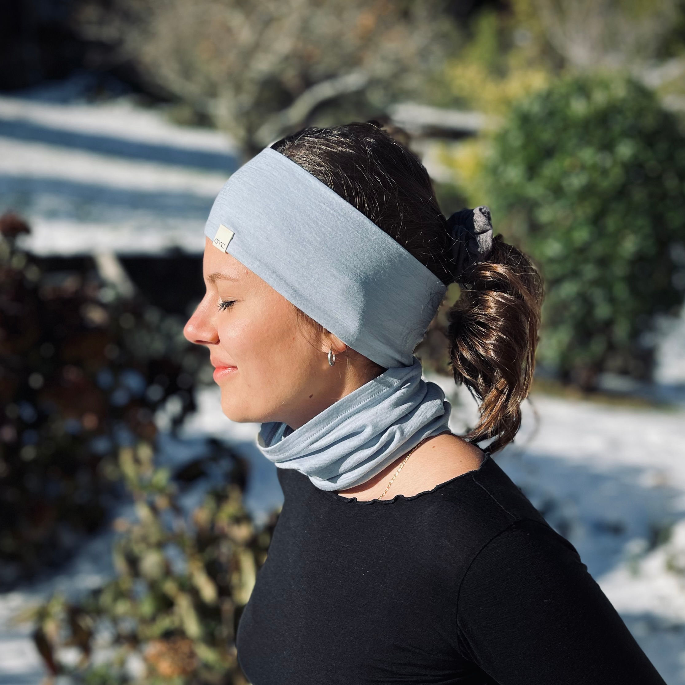 Headband Merino Icy