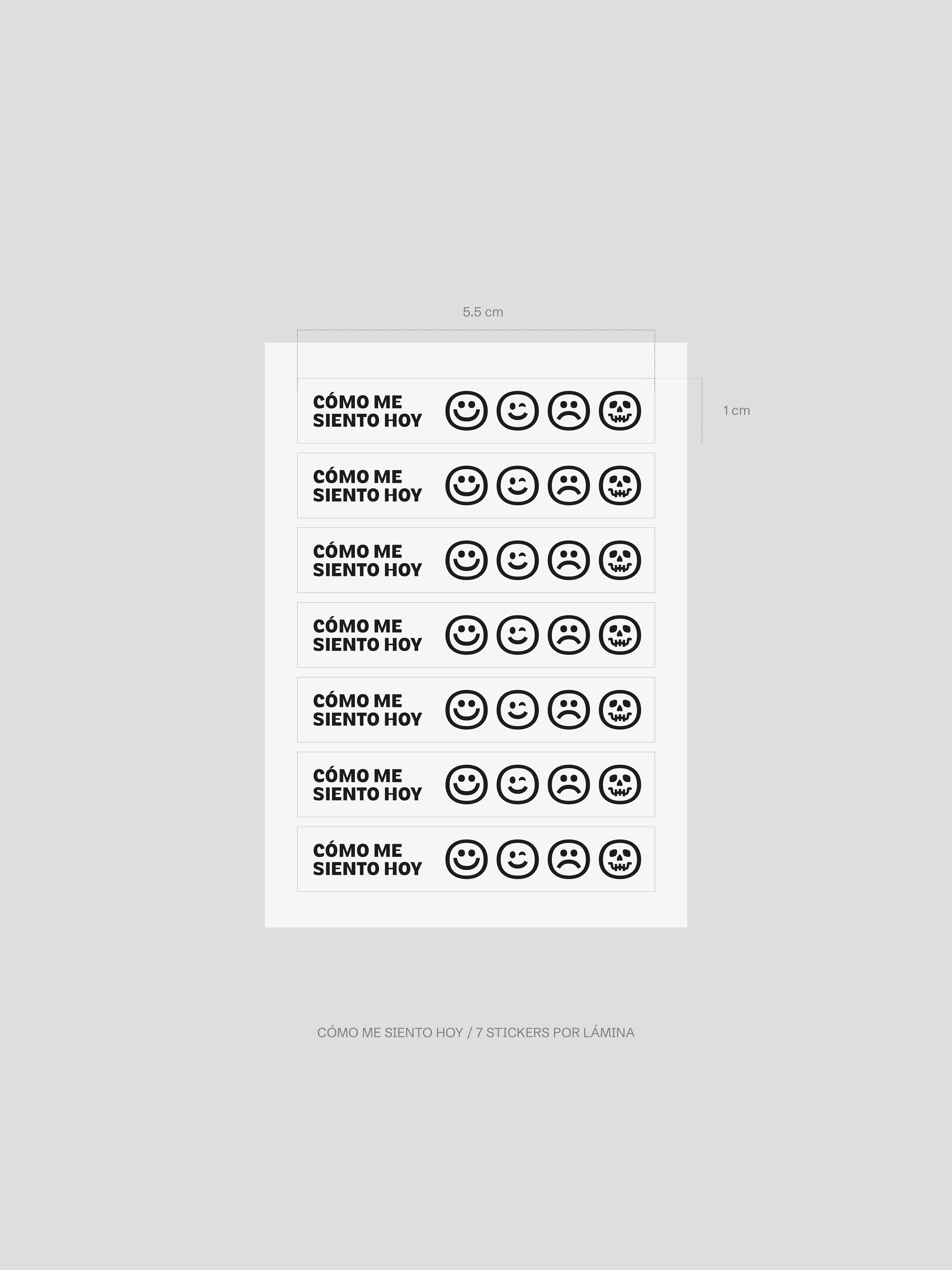 Mood Tracker / Planner Sticker Set (x4)