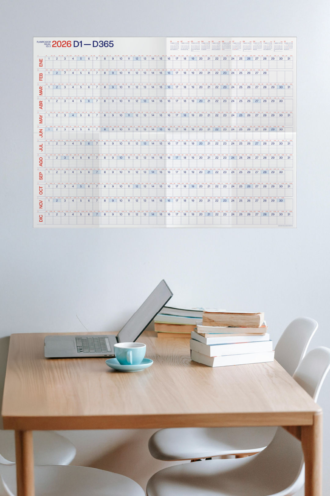 Planificador Anual de Pared