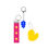 Miniatura: Llavero strap bordado + charms