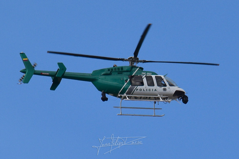 Helicopter Bell 407, Halcón. 2019