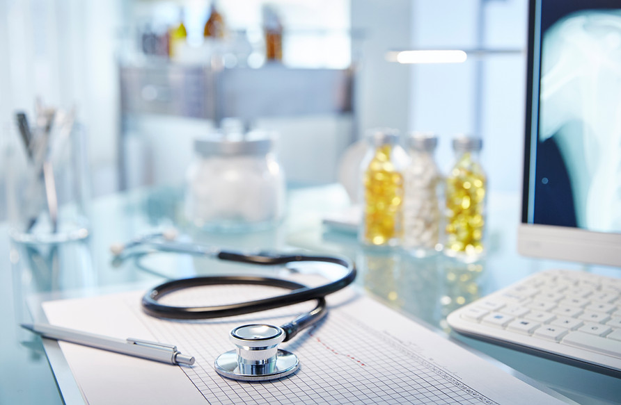 Medical Equipment on Desk