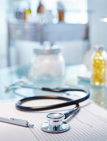 Medical Equipment on Desk