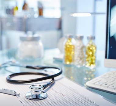 Medical Equipment on Desk