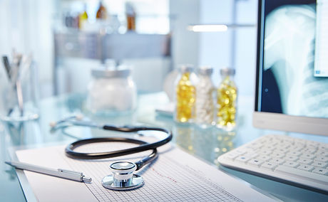 Medical Equipment on Desk