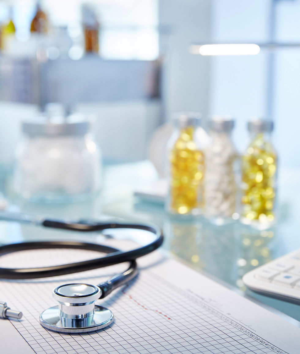 Medical Equipment on Desk