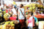 woman in market in Philippines