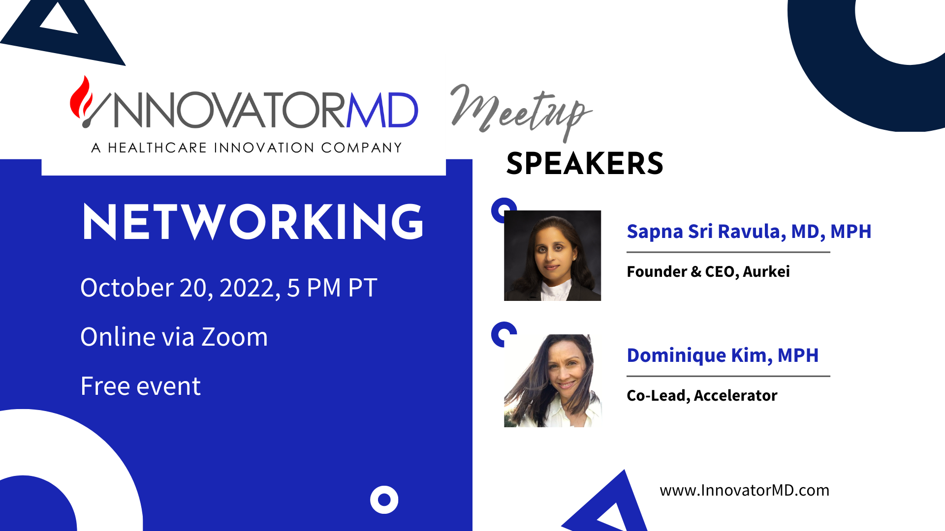 InnovatorMD Meetup Networking InnovatorMD