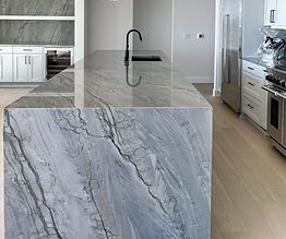 comptoir en epoxy gris