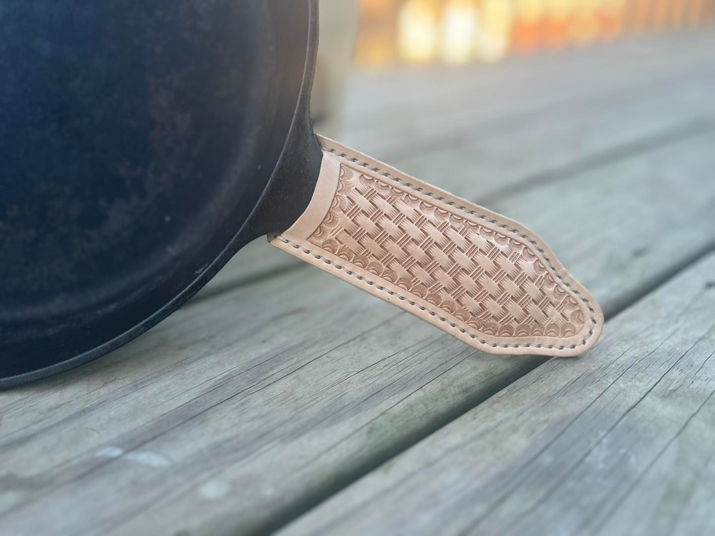 Single Cast Iron Handle Cover