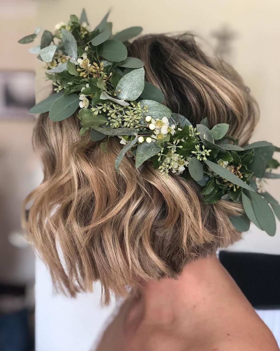 30 Beautiful Short Wedding Hairstyles fo