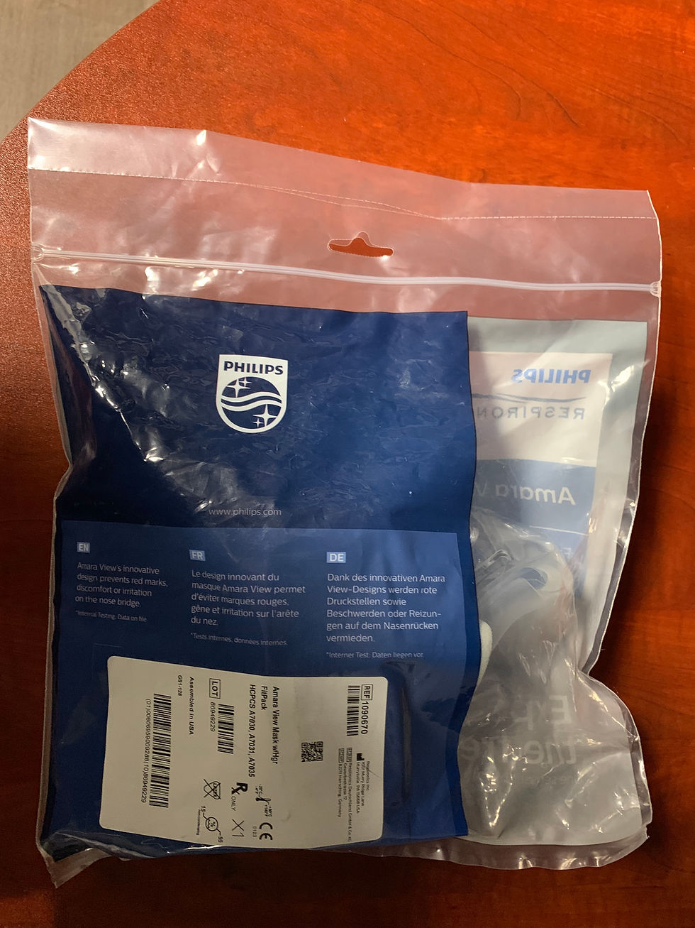 Miniatura: Mascarilla Oro Nasal Amara View De Philips Para Equipo Cpap