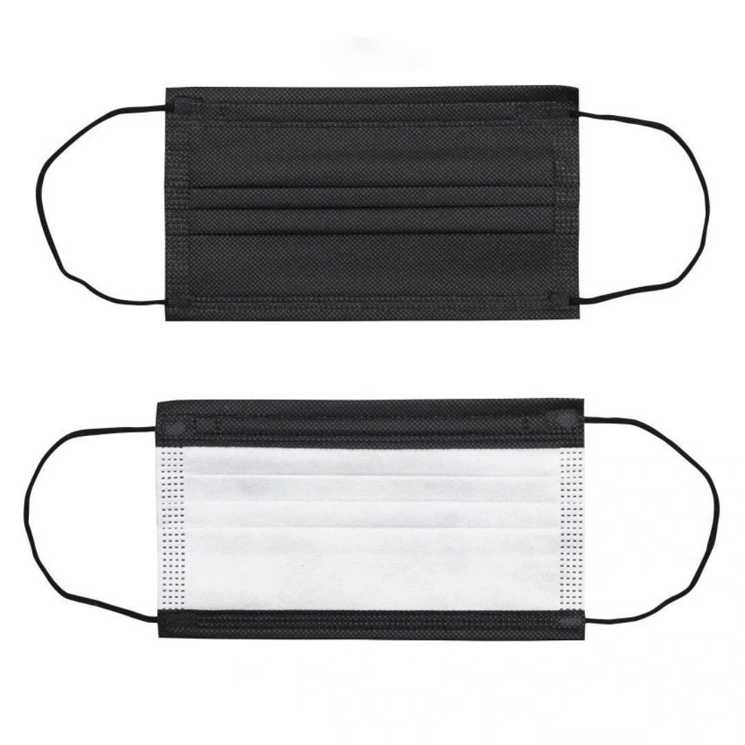 Black Disposable Face Mask 10Pcs