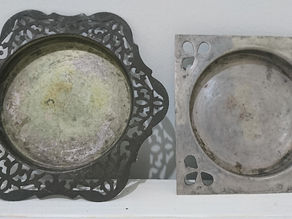 鉄製の植木鉢受け皿?