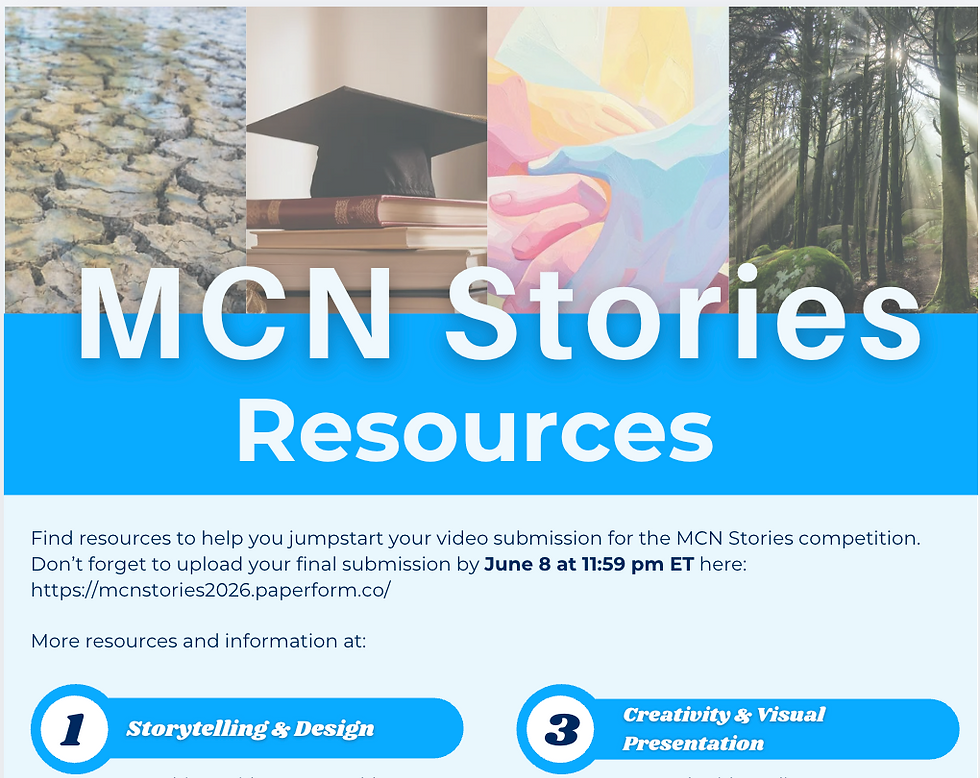 MCN Stories 2026: Resources