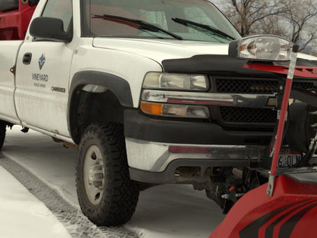 Snow Removal in Vineyard