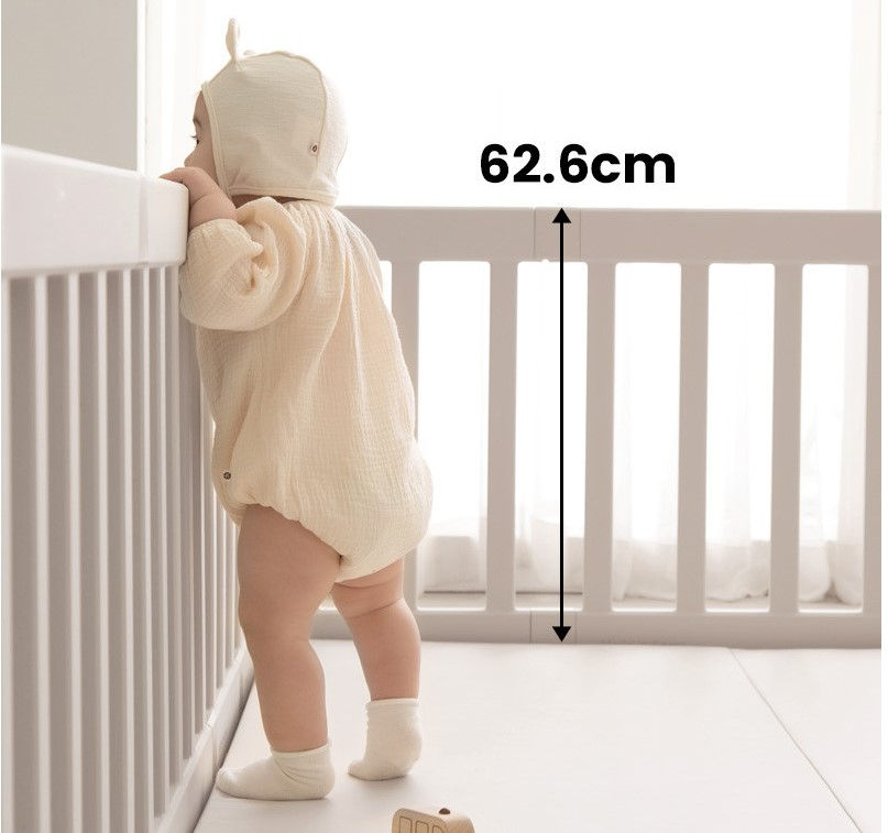 Thumbnail: iFam Birch Playpen for Your Playmat Size of 1.4m x 2.5m