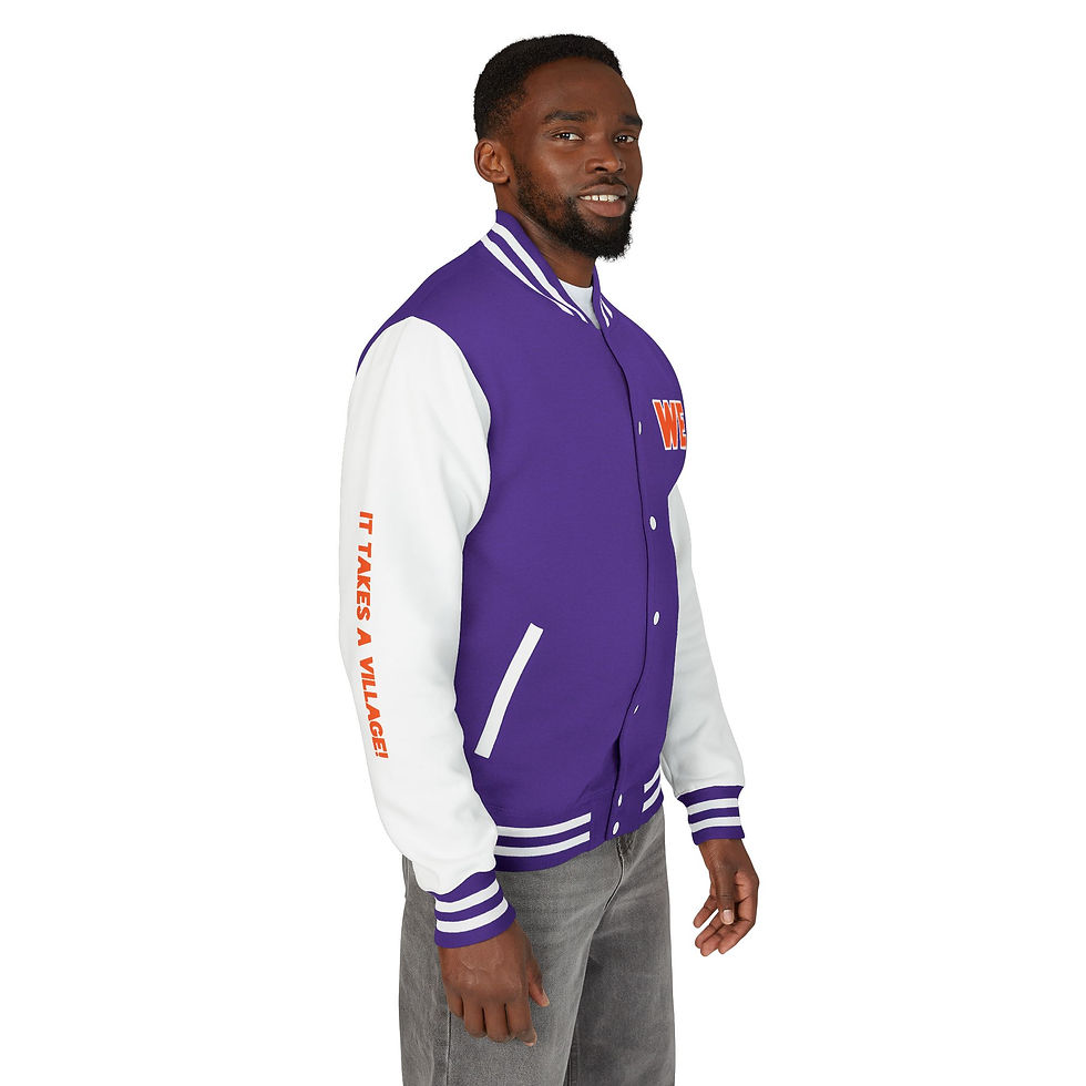 Thumbnail: LEADER Letterman Jacket — 'WE' Varsity Travel Jacket