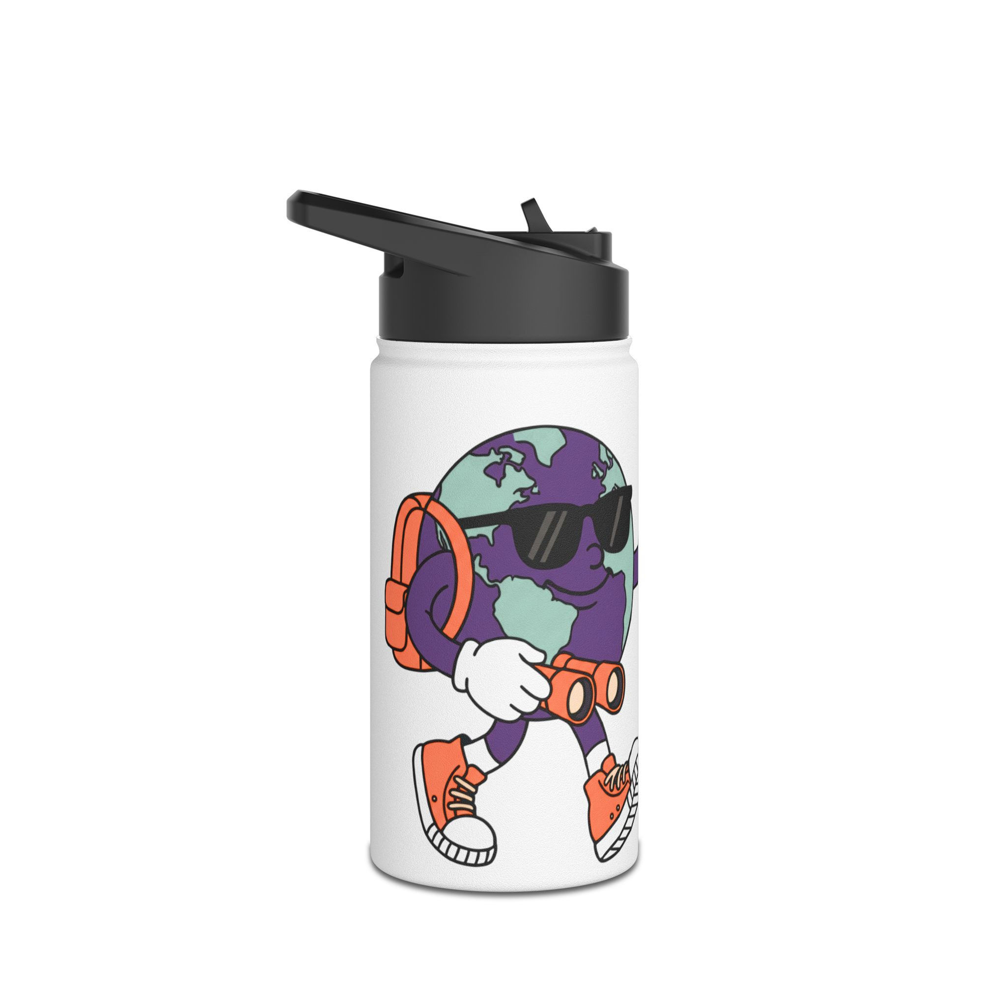 Earth Character Stainless Steel Water Bottle