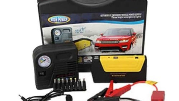 2 IN 1 MULTI-FUNCTION CAR JUMP STARTER BOX WITH AIR COMPRESSOR