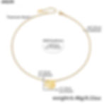 Thumbnail: Tassel Snake Chain Choker Stainless Steel Gold Plated Minimalist Strip Drop Coll