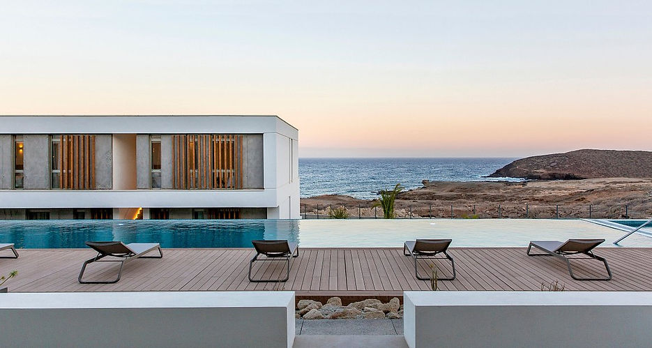 Minimalist exterior of Hotel Kora Nivaria Tenerife