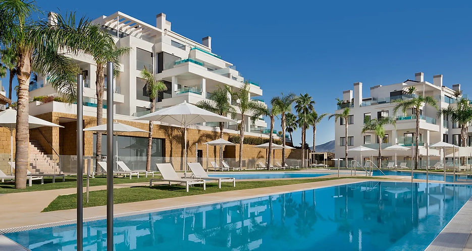 Hotel and pool view at Wyndham Grand Costa Del Sol