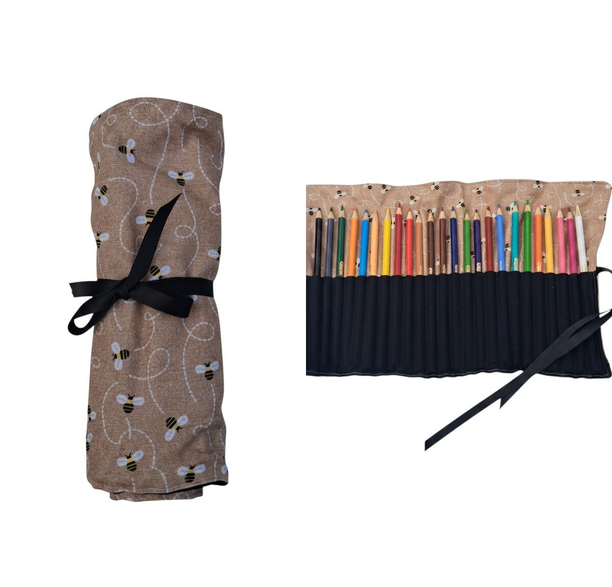 Pencil Roll- Bees