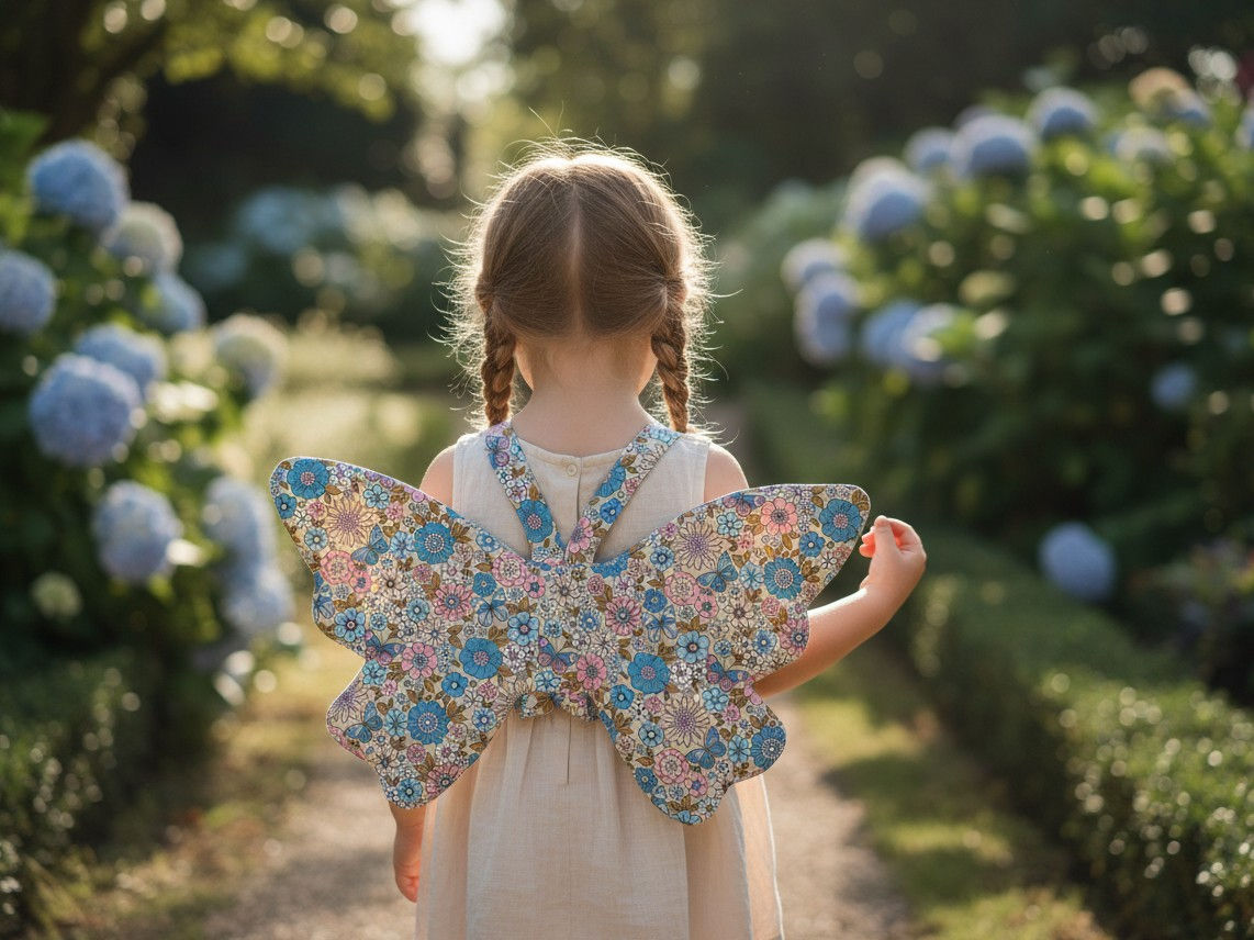 Butterfly Wings - Natural Floral