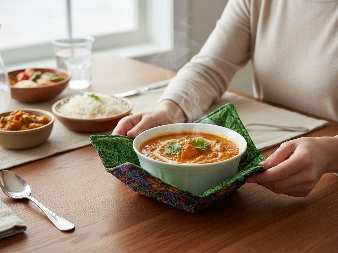Bowl Cozy -Mosaic Green