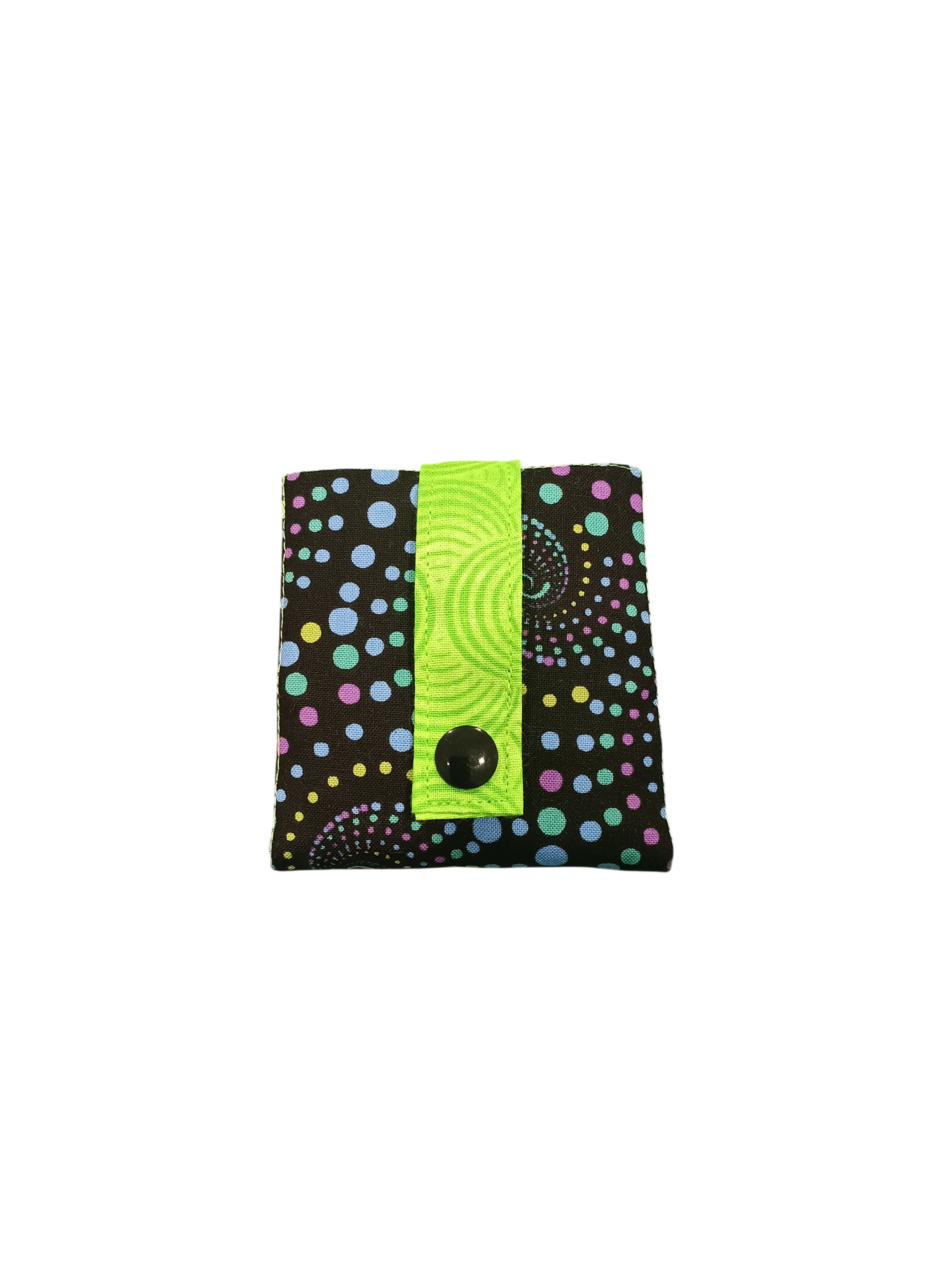 Teabag Wallet -Dot Swirls