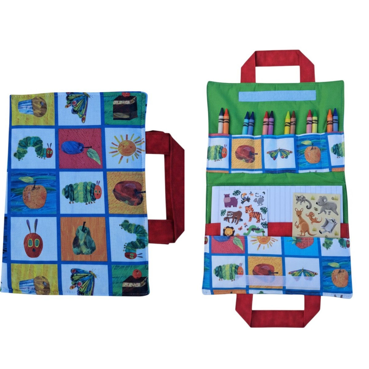 Crayon Portfolio- Very Hungry Caterpillar Collage