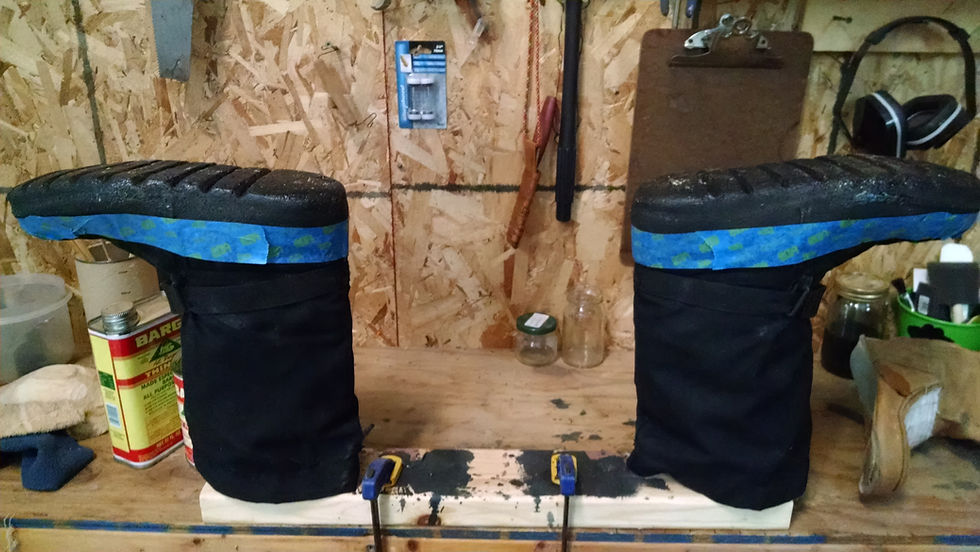 Repairing Steger (and other) Mukluk Soles