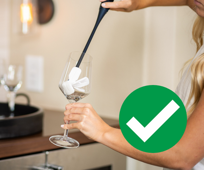 How to Dry Wine Glasses