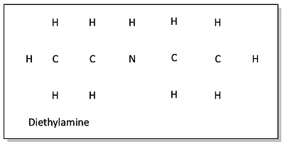 diethylamine bonding