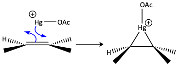 Alkoxymercuration and demercuration in alcohol