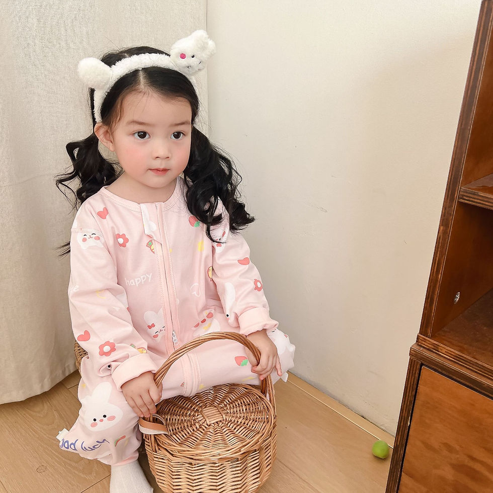 Thumbnail: Cotton Sleep Sack with Split Legs for Toddlers