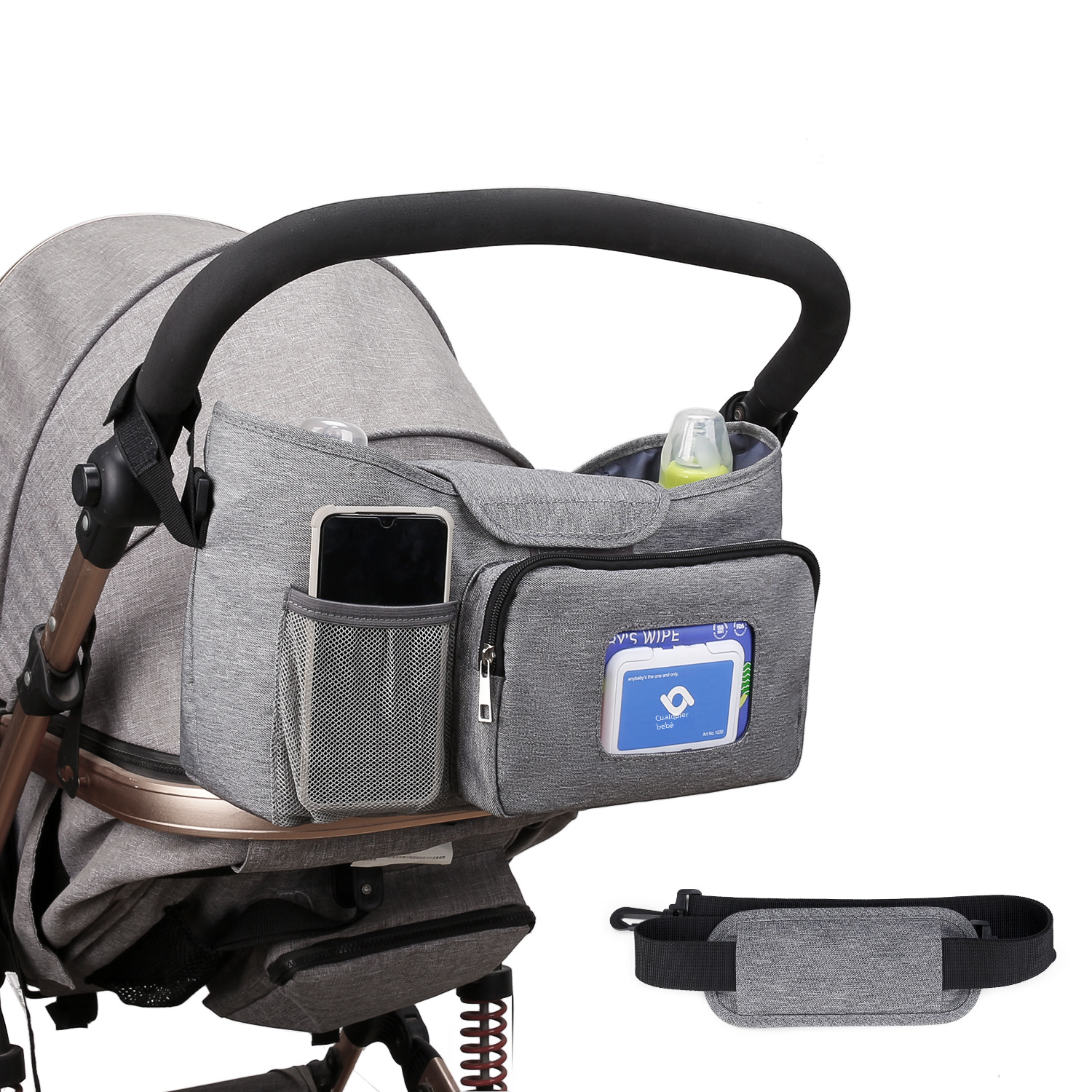 Multi-Purpose Baby Stroller Organizer Bag
