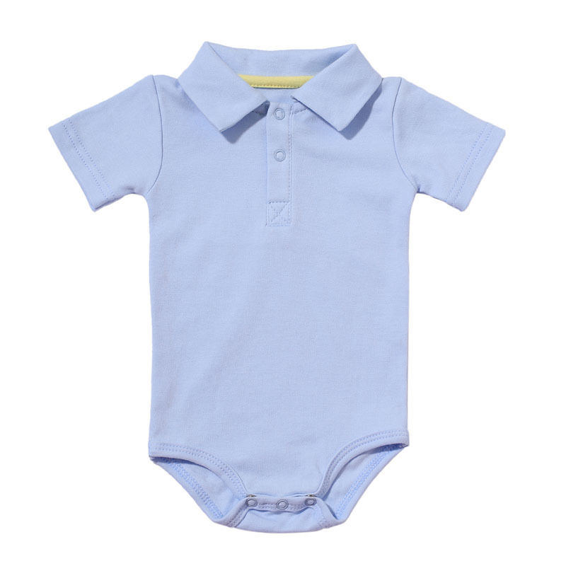 Cotton Polo Bodysuit