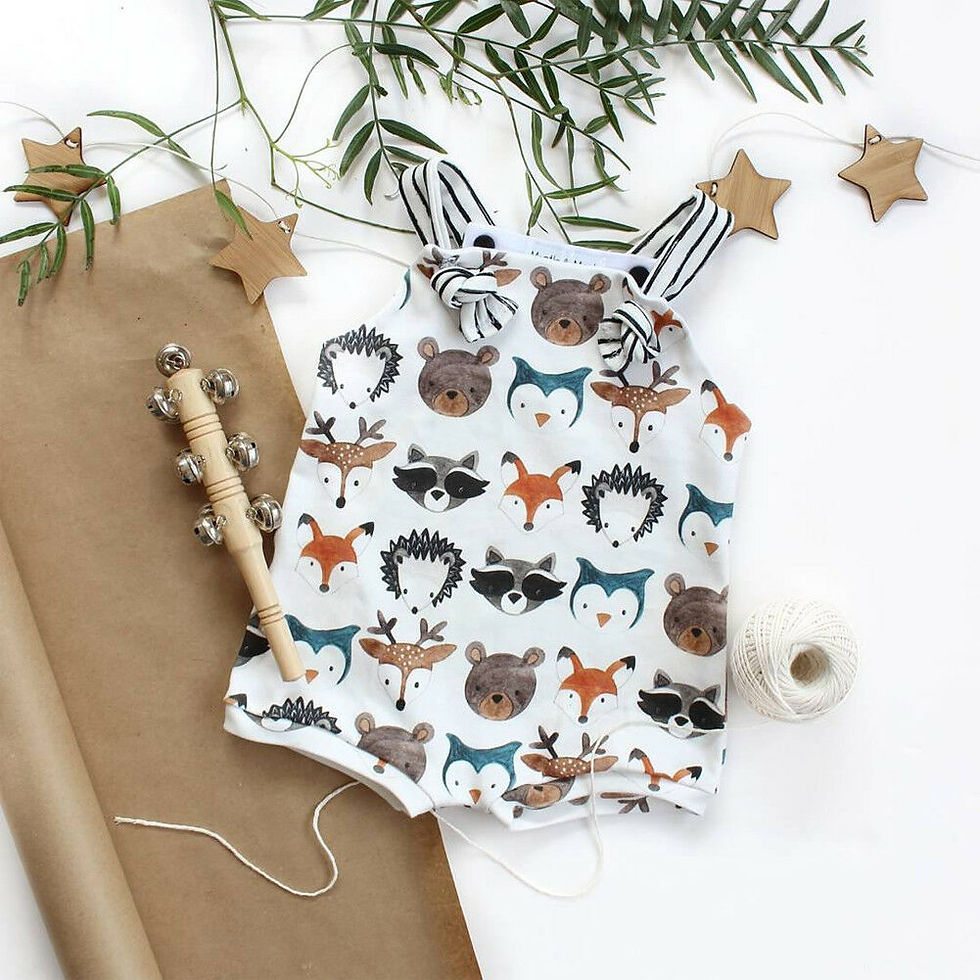 Thumbnail: Woodland Animal Bubble Romper