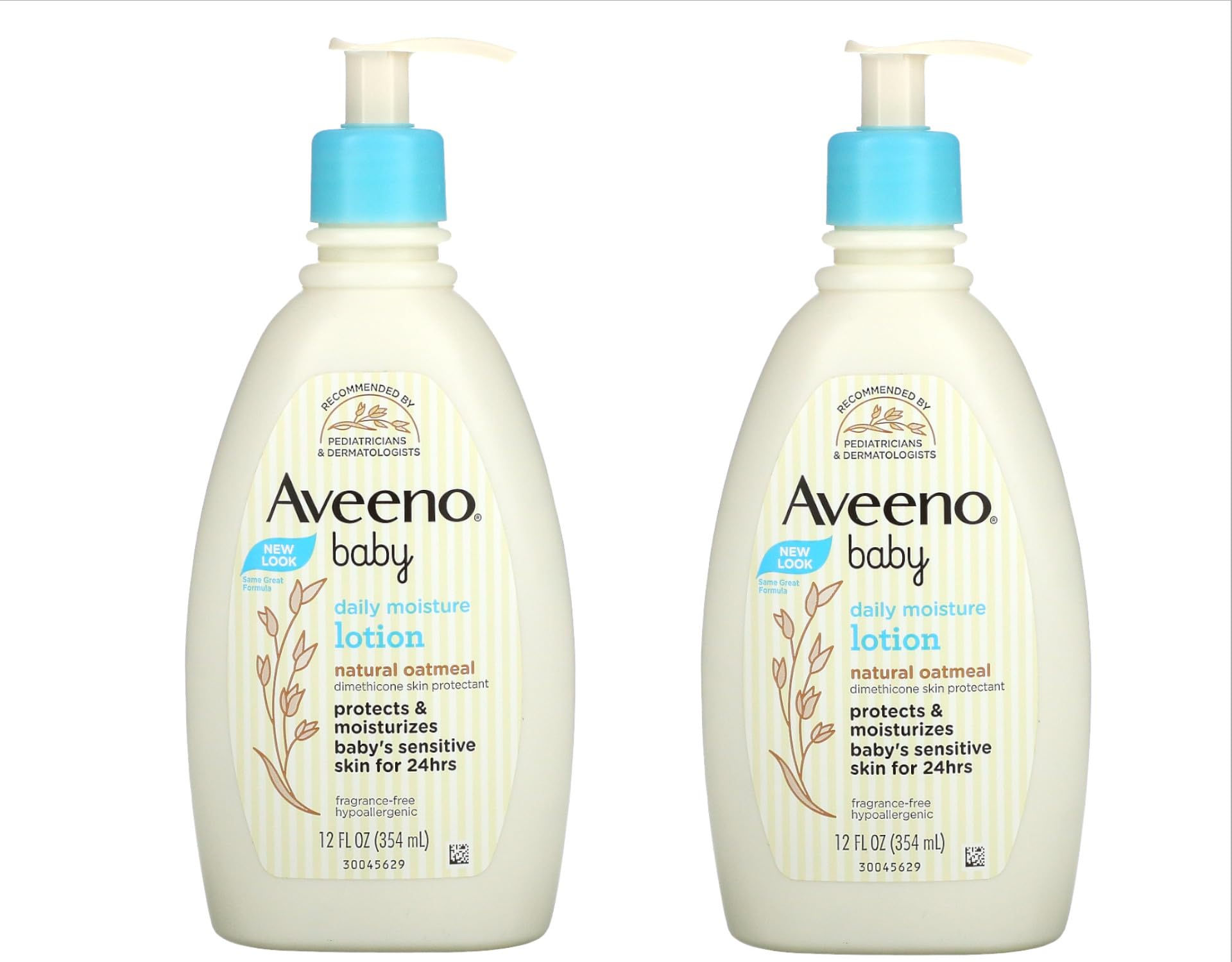Baby Daily Moisture Lotion with Natural Colloidal Oatmeal – 2 Pack