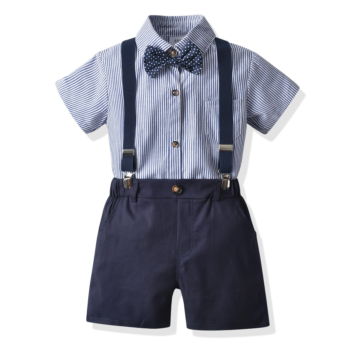 Gentleman Suspender Shorts Set